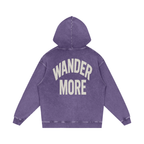 Snow Washed Loose Cotton Hoodie