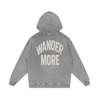 Snow Washed Loose Cotton Hoodie