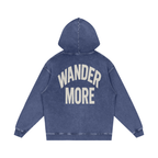 Snow Washed Loose Cotton Hoodie