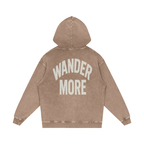 Snow Washed Loose Cotton Hoodie