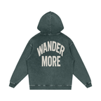 Snow Washed Loose Cotton Hoodie