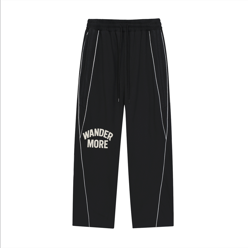 Reflection Striped Straight-Leg Sweatpants