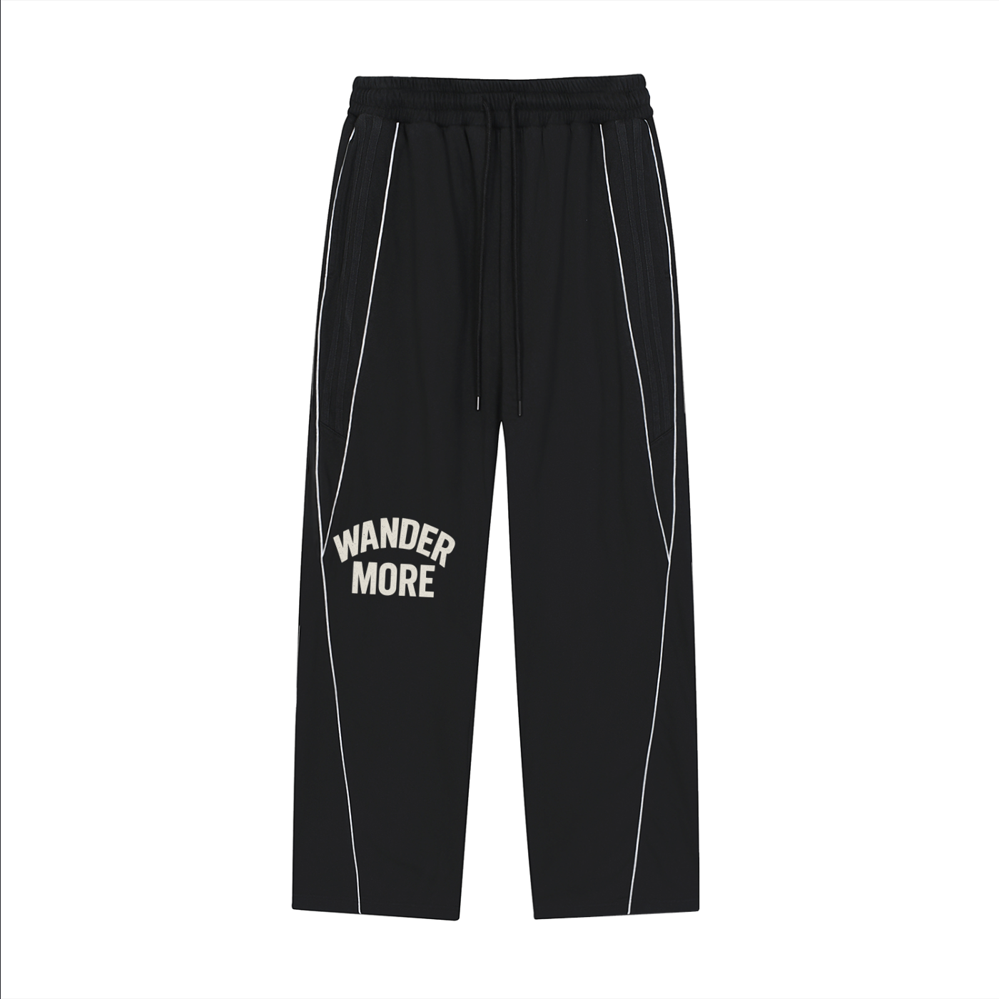 Reflection Striped Straight-Leg Sweatpants