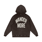 Snow Washed Loose Cotton Hoodie